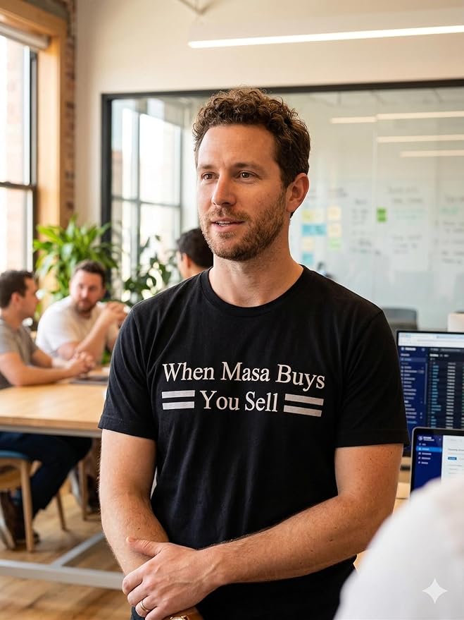 When Masa Buys, You Sell Tri-Blend Tee Black
