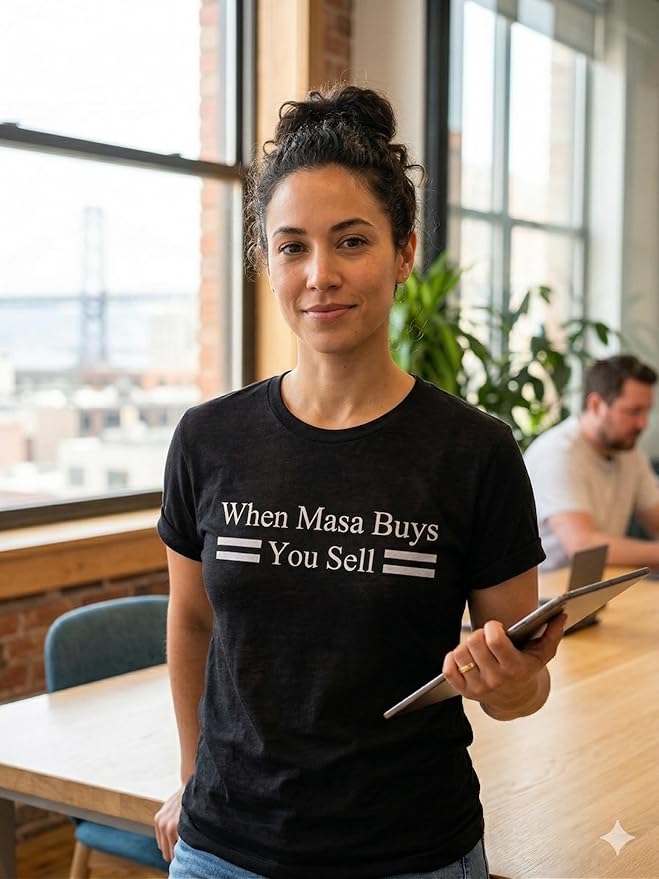 When Masa Buys, You Sell Tri-Blend Tee Black